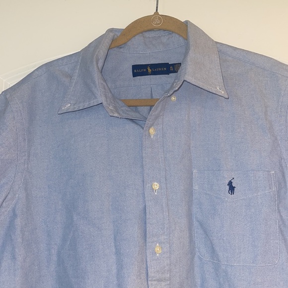Ralph Lauren polo xl short sleeve button down 100% cotton shirt - Picture 2 of 5